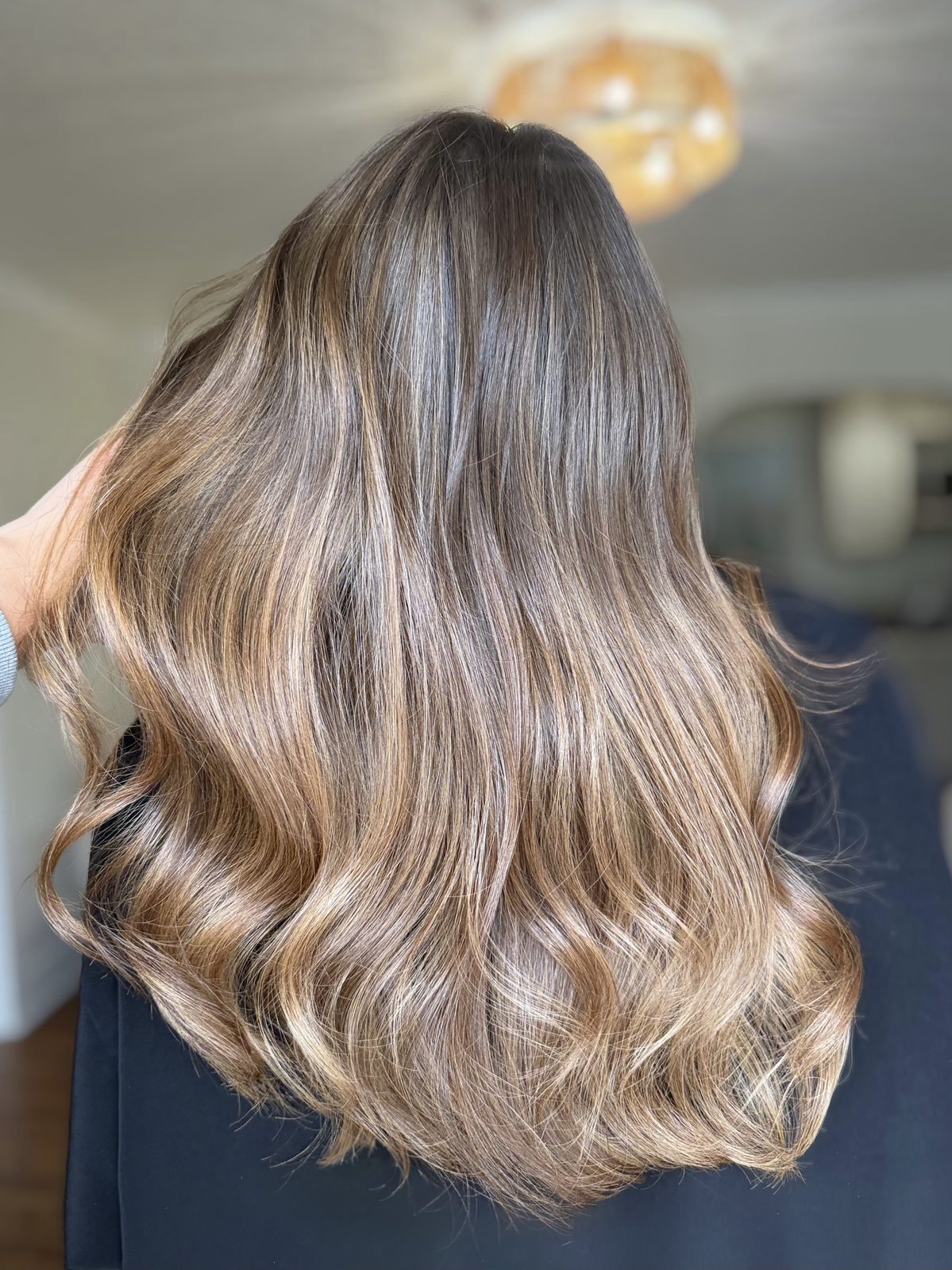 Balayage transformation, dimensional color result
