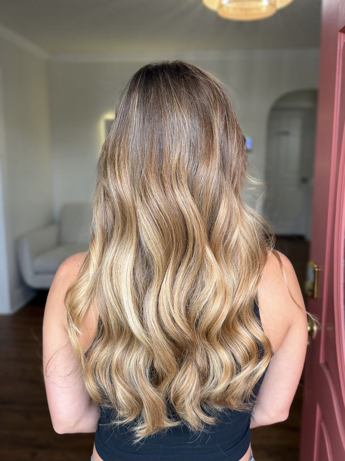 Balayage transformation, dimensional color result