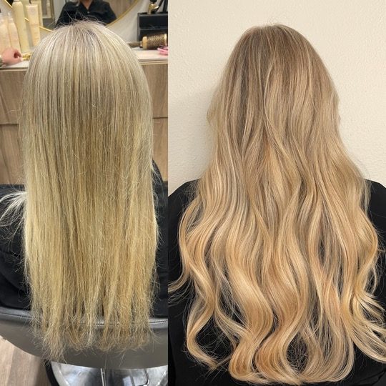 K-tip extension transformation, natural color match