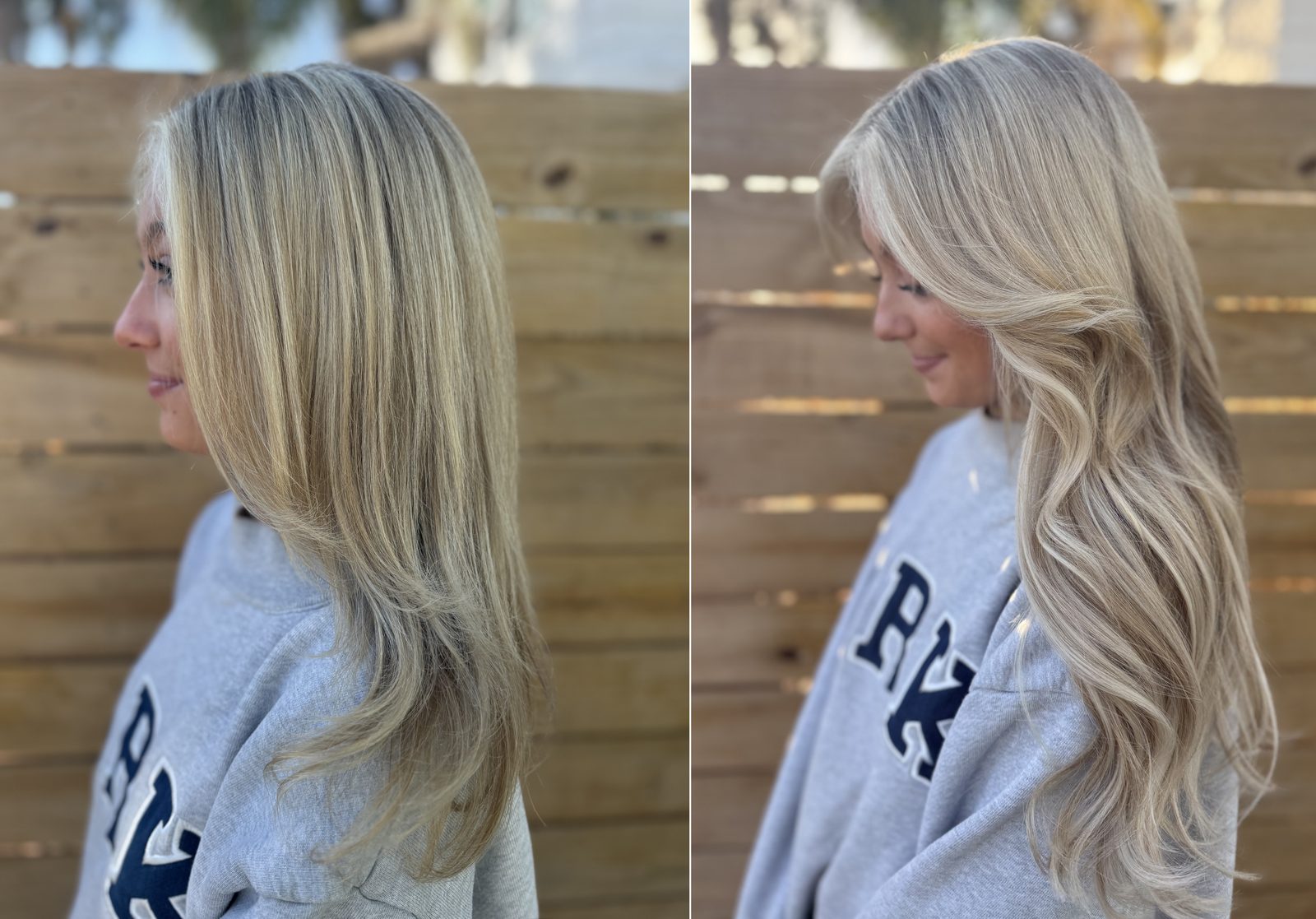 K-tip extension transformation, natural color match