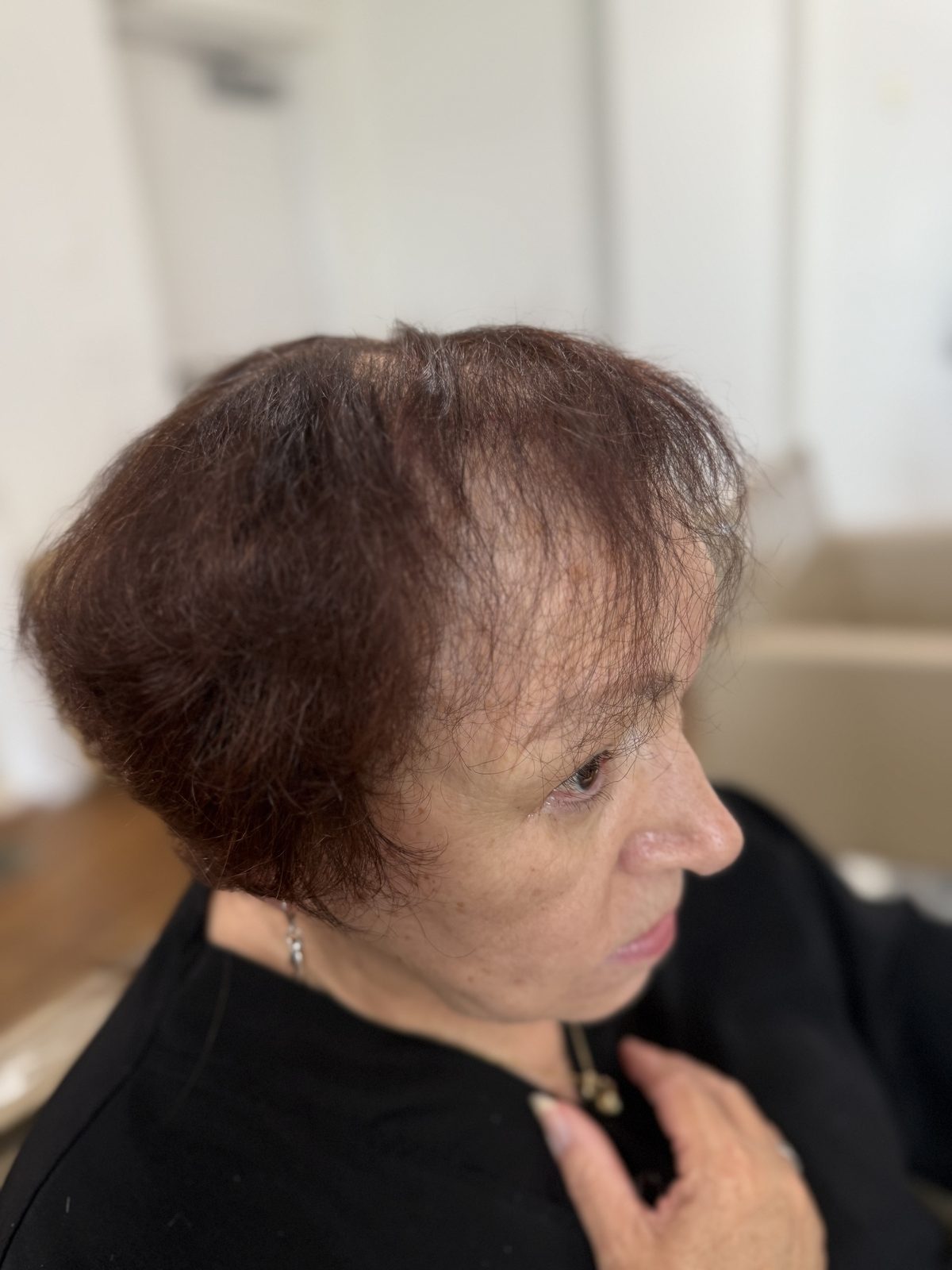 K-tip extension result, seamless keratin bond blend